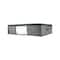 Simplify Heather Gray 2-in-1 Under The Bed Vacuum Storage Bag & Tote